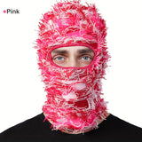 2024 New Full Face Tassels Cover Ski Balaclava - Winter Mask Hats for Women Men