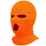 Balaclava Hat Knitted Warm Head Cover For Men And Women, Winter Outdoor Ski Hat Hood Face Mask 3-hole Knitting Ski Mask Cold Proof Riding Full Face Mask